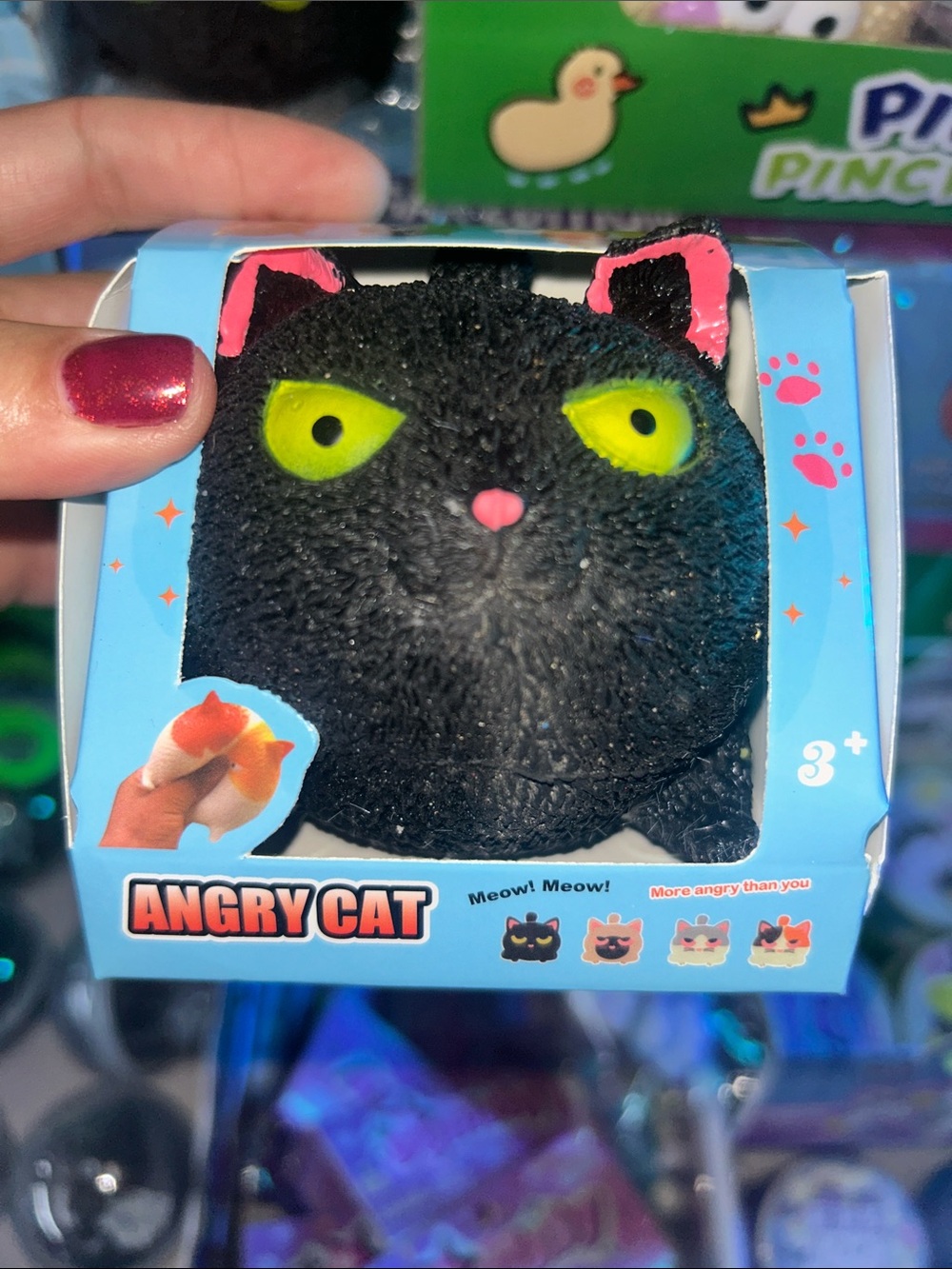 Angry Cat squish toy- see video - Picture 4 of 5